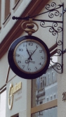 Glashtter Taschenuhr als Auenuhr