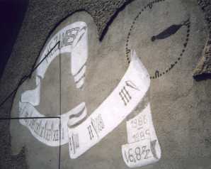 Detail Sonnenuhr